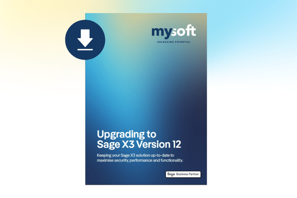Upgrading to Sage X3 Version 12